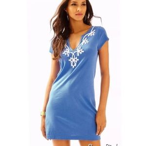 NWT Lilly Pulitzer Brewster Dress Bay Blue XS
